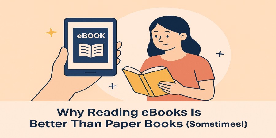 Why Reading eBooks Is Better Than Paper Books (Sometimes!) Why Reading eBooks Is Better Than Paper Books (Sometimes!)